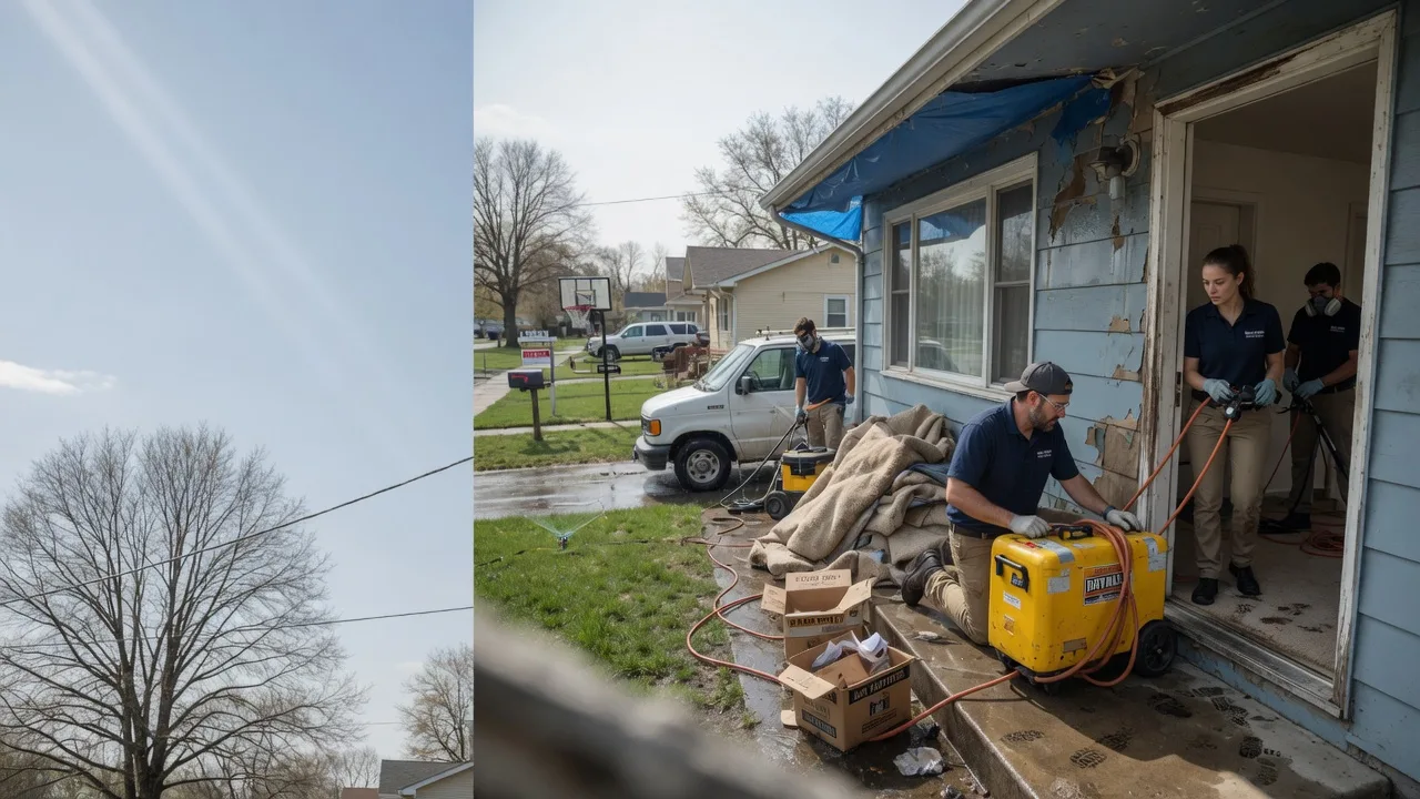 Basement Flood Cleanup in Glenbeulah, WI near me